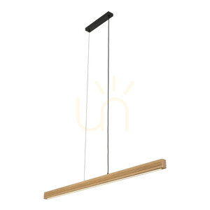 Viga Wood LED-es, csiszolt antik fenyőből készült függőlámpa small 8