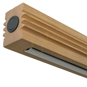 Viga Wood LED-es, csiszolt antik fenyőből készült függőlámpa small 5