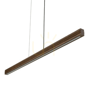 Viga Wood LED-es, csiszolt fenyő- és diófa hatású függőlámpa small 7