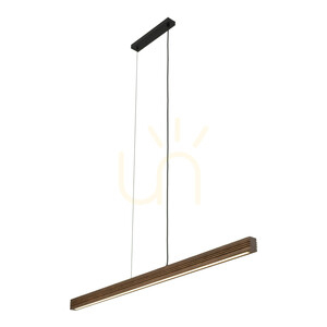 Viga Wood LED-es, csiszolt fenyő- és diófa hatású függőlámpa small 9