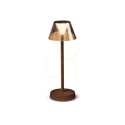 Jelölje be Asztali lámpa Ideallux LOLITA 286747 barna hordozható LED 1,8W IP54