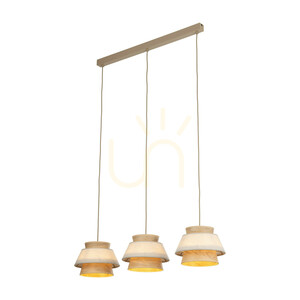 Kalum Len függesztett lámpa, 3 db XE27-es izzóval small 6