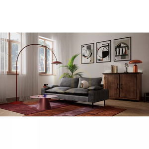 AVENTINE kétszemélyes kanapé – grafit színben, a City Sofa-tól small 6