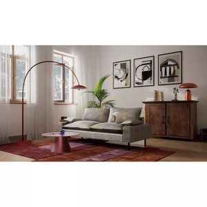 AVENTINE kétszemélyes kanapé – Világosszürke City kanapé small 6