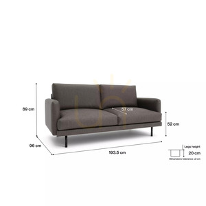 BRERA háromüléses kanapé – taupe színben, a City Sofa-tól small 4