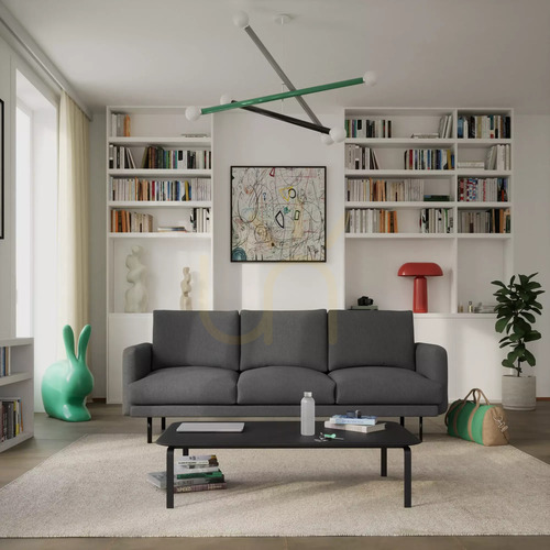 Jelölje be BRERA 4-üléses kanapé – Sötét szürke City kanapé