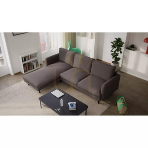BRERA 4-üléses sarokkanapé (bal oldali) – taupe színben, a City Sofa gyártmányában small 5