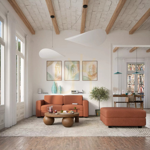 Jelölje be GRACIA moduláris kétszemélyes kanapé – terrakotta színben, a City Sofa-tól
