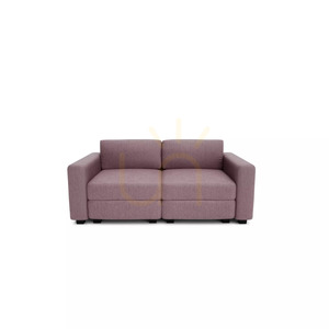 GRACIA moduláris kétszemélyes kanapé – halvány rózsaszín, City Sofa small 0