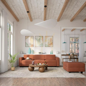 GRACIA 3 üléses moduláris kanapé – terrakotta színben, a City Sofa-tól small 1