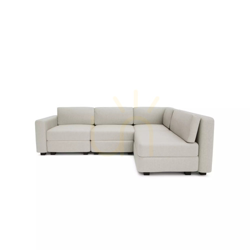 Jelölje be GRACIA 4 üléses sarokmoduláris kanapé – krém-bézs City Sofa