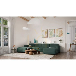 GRACIA moduláris kanapé – U alakú, 180 x 320 x 180 cm – Green City Sofa small 6