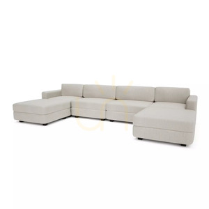 GRACIA moduláris kanapé – U alakú, 180 x 360 x 180 cm – krém-bézs színű City Sofa small 3
