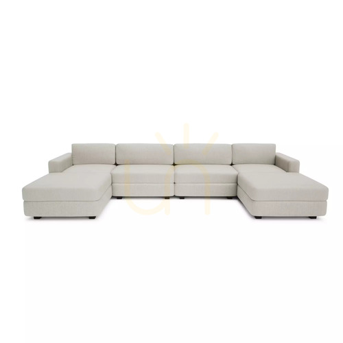 Jelölje be GRACIA moduláris kanapé – U alakú, 180 x 360 x 180 cm – krém-bézs színű City Sofa