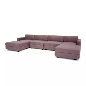 GRACIA moduláris kanapé – U alakú, 180 x 360 x 180 cm – halvány rózsaszín, City Sofa small 3
