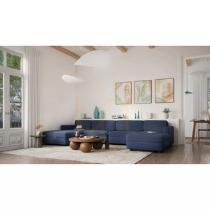 GRACIA moduláris kanapé – U alakú, 180 x 360 x 180 cm – sötétkék City kanapé small 6