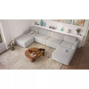 GRACIA moduláris kanapé – U alakú, 180 x 360 x 180 cm – City Sofa szürke small 5