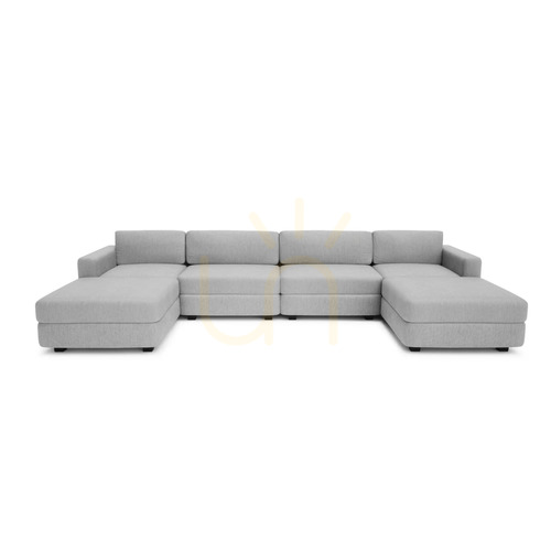 Jelölje be GRACIA moduláris kanapé – U alakú, 180 x 360 x 180 cm – City Sofa szürke