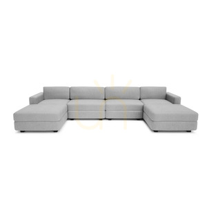GRACIA moduláris kanapé – U alakú, 180 x 360 x 180 cm – City Sofa szürke small 0