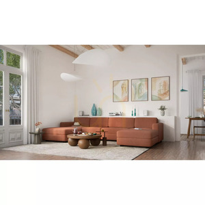 GRACIA moduláris kanapé – végmodul – terrakotta színű, a City Sofa gyártmányában small 10