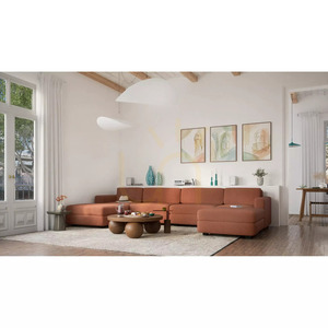 GRACIA moduláris kanapé – nagy egyedi modul – terrakotta színű, a City Sofa gyártmányában small 13