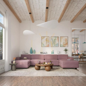 GRACIA moduláris kanapé – nagy egyedi modul – halvány rózsaszín színben a City Sofa-tól small 1