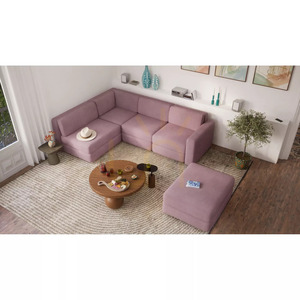 GRACIA moduláris kanapé – nagy egyedi modul – halvány rózsaszín színben a City Sofa-tól small 6