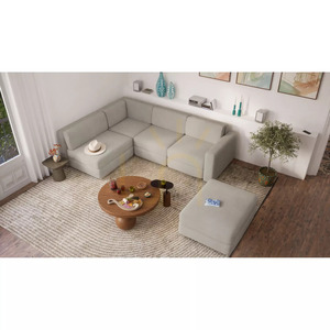 GRACIA moduláris kanapé – sarokmodul – bézs-szürke City kanapé small 5