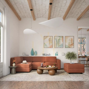 GRACIA moduláris kanapé – sarokmodul – terrakotta színű, a City Sofa gyártmányában small 5