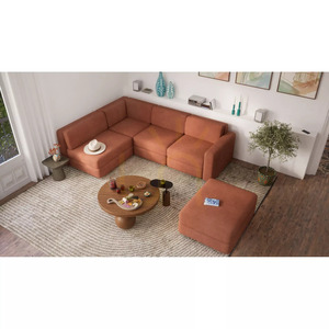 GRACIA moduláris kanapé – sarokmodul – terrakotta színű, a City Sofa gyártmányában small 6