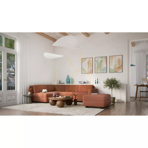 GRACIA moduláris kanapé – sarokmodul – terrakotta színű, a City Sofa gyártmányában small 7