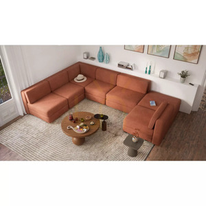 GRACIA moduláris kanapé – sarokmodul – terrakotta színű, a City Sofa gyártmányában small 8