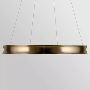 Larousse 100⌀ LED függesztett lámpa – pezsgőbronz – KICHLER small 2