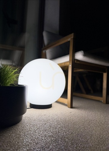 Jelölje be Modern dekoratív kerti gömblámpa LUNA BALL 30 cm – LED E27, PREMIUM, UV-álló