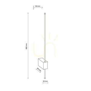 Lixa White 12 W-os LED-es fali lámpa small 8