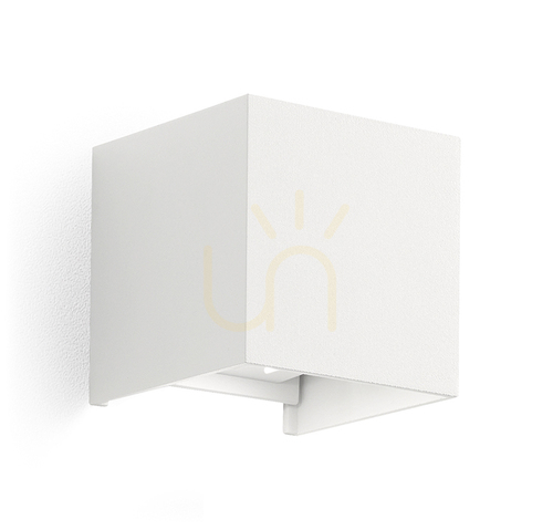 Jelölje be GES860C fehér Gea Luce kültéri falikar, IP54