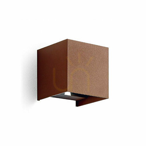 Jelölje be Gea Luce GES867C barna kültéri fali lámpa, LED 2 × 10 W, IP65