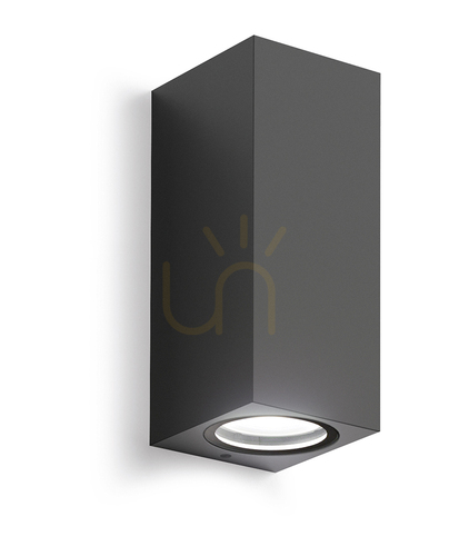 Jelölje be GES914 Graphite Gea Luce kültéri falikar, IP44