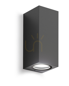 GES914 Graphite Gea Luce kültéri falikar, IP44 small 0