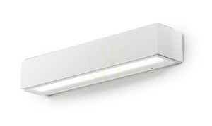 Gea Luce GES964C homlokzati fali lámpa, LED 2 × 10 W 1236 lm 3000 K, fel/le világítás, fehér, IP65 small 0