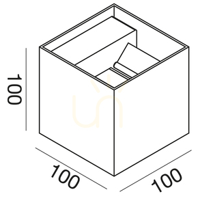 GES1021 Graphite Gea Luce kültéri falikar, IP65 small 1