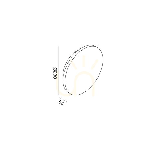 Jelölje be GES2080 Fehér Gea Luce IP65 kültéri falikar