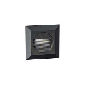 Gea Luce GES2121C süllyesztett lépcsővilágító, grafit, négyzetes 9 × 9 cm, LED 3 W 3000 K 106 lm, IP65 small 0