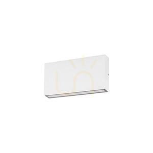 Gea Luce GES2210 kültéri fel-le világító fali lámpa, 2 × 5 W LED, IP65, matt fehér, 17,5 cm, választható 3000/4000/5000 K small 0