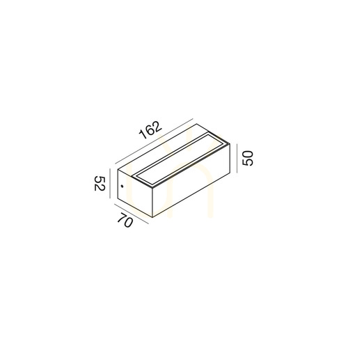 Jelölje be GES2241 Anthracite Gea Luce kültéri fali lámpa, IP65