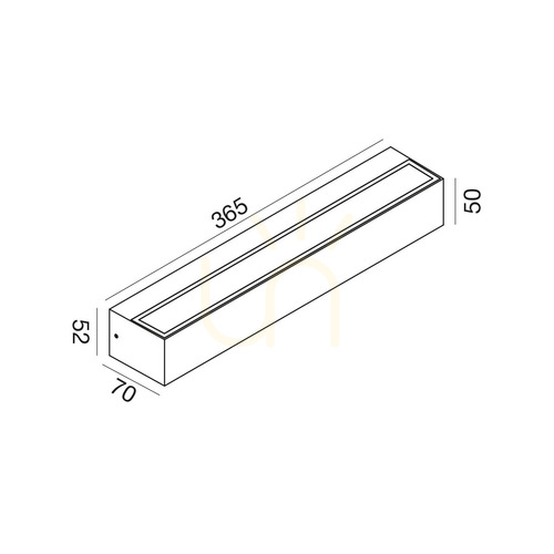 Jelölje be GES2247 Anthracite Gea Luce kültéri falikar, IP65