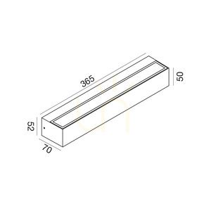 Gea Luce GES2248 LED kültéri falilámpa, barna, IP65, CCT 3000/4000/5000 K small 1