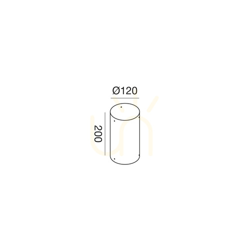 Jelölje be GES2405 Brown Gea Luce világítóoszlop