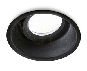 GFA231 süllyesztett lámpa, fekete, Gea Luce small 0