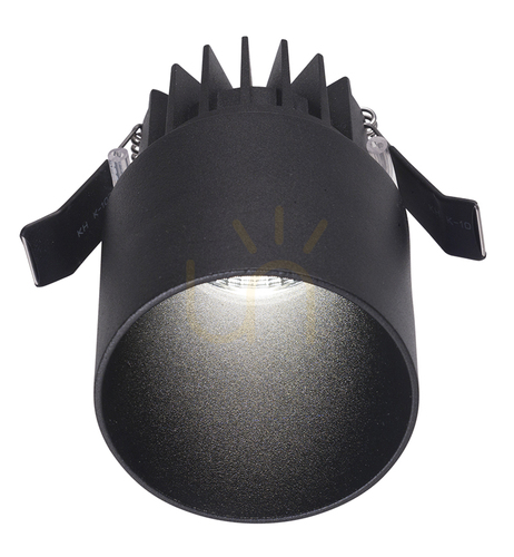 Jelölje be Gea Luce GFA362 süllyesztett lámpa, fekete, LED 9 W 3000 K, 400 lm, IP54